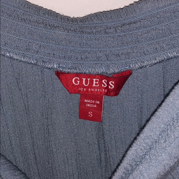 Off Shoulder light blue Guess romper - Picture 4 of 4